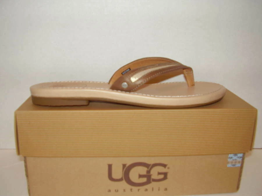 NUOVI SANDALI LUNGHI UGG AUSTRALIA ELYZA ll CASTAGNA TG 9