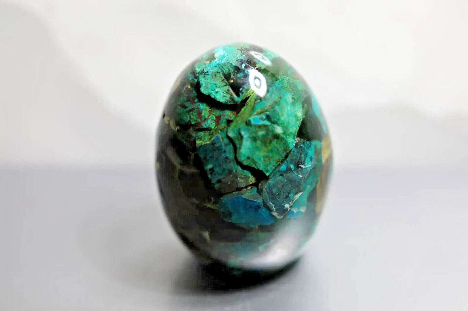 Eilat Stone Egg Shape, king Solomon stone, natural stones, gifts