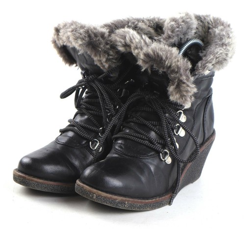 Graceland Womens EU Size 36 Black Ankle 