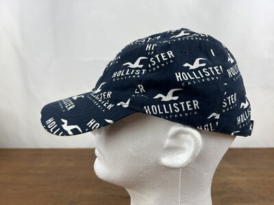 Hollister California All Over Print Blue Cotton Adjustable
