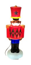  1 CHRISTMAS Holiday Decor Lighted 15" Marching Soldier/NutCracker Style