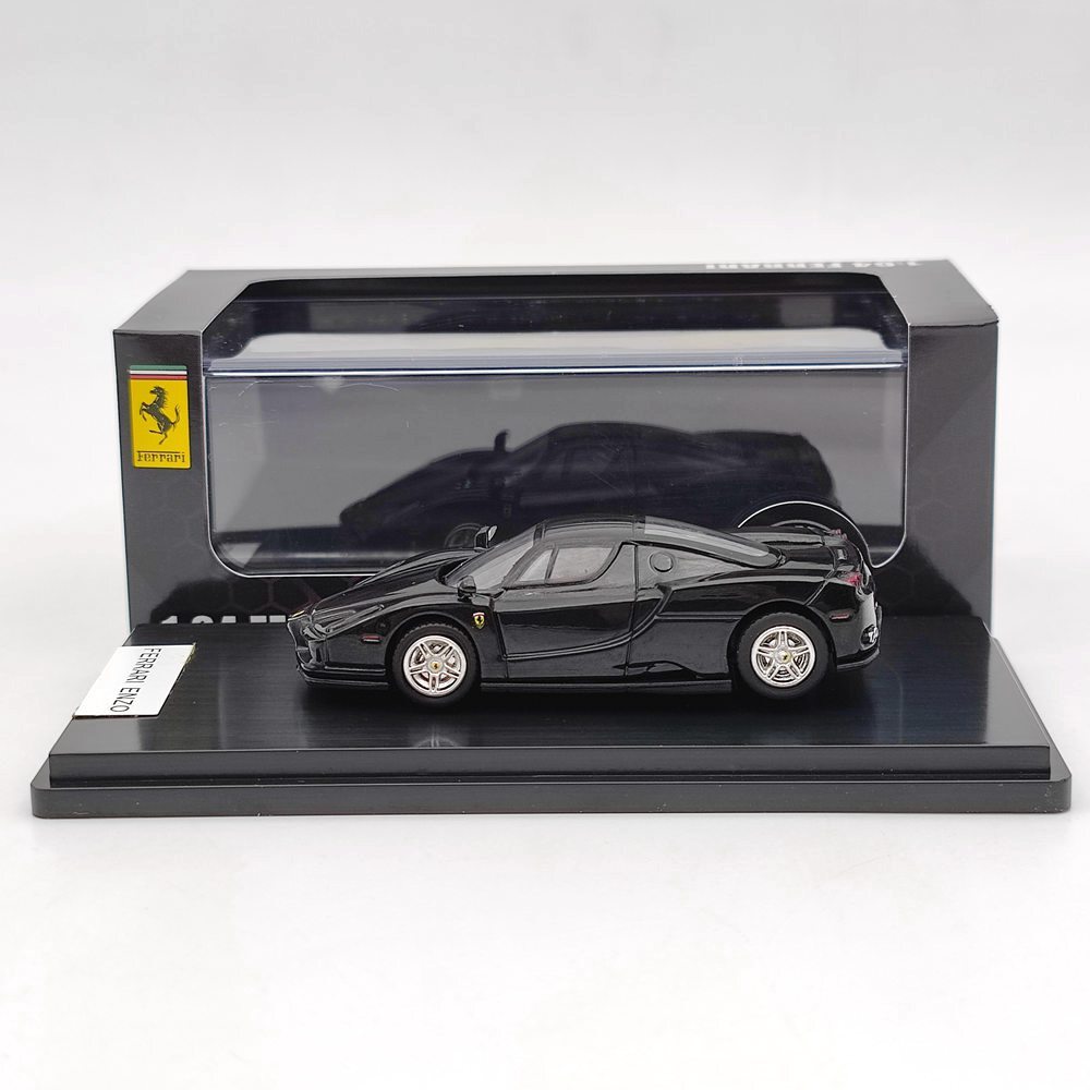 1/64 Scale Ferrari Enzo Black Diecast Metal Sports Car Collectible