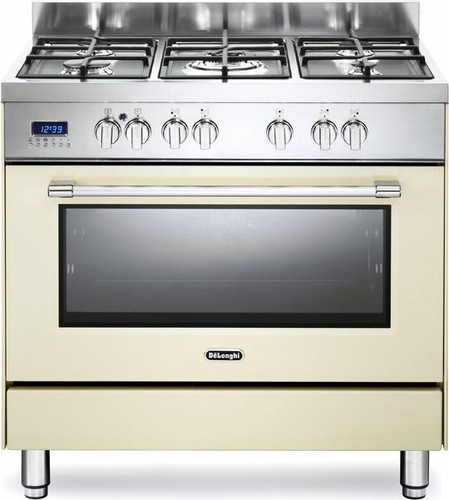 De Longhi Cucina a Gas 5 Fuochi Forno Elettrico Ventilato Grill 90x60 cm  PRO96MC | eBay