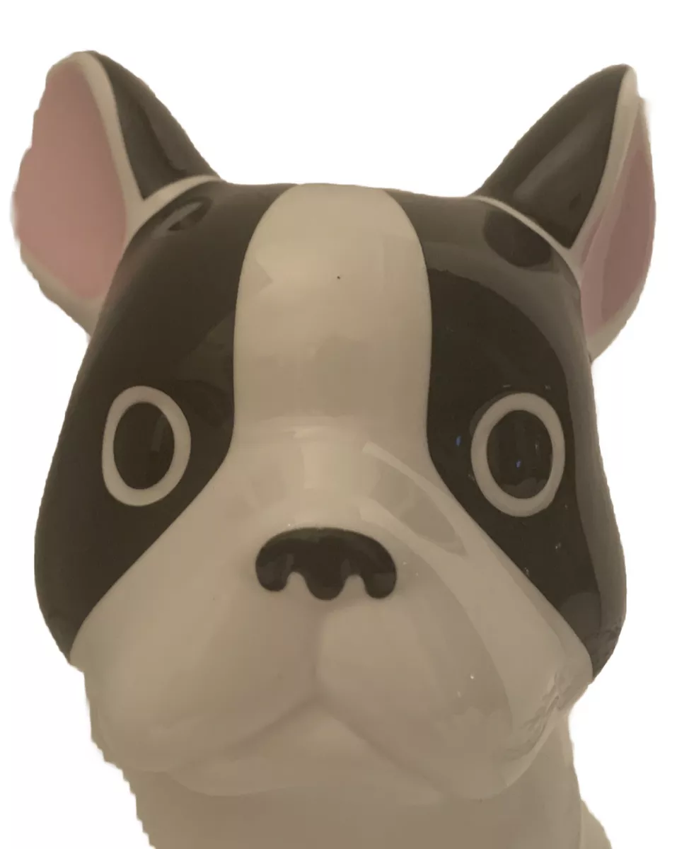 Target Black White Ceramic Frenchie French Bulldog Figurine table lamp