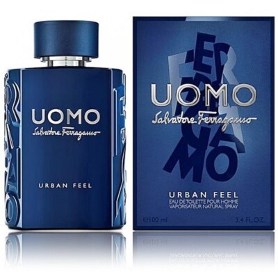 Salvatore Ferragamo Uomo Urban Feel for Men Eau de Toilette Spray 3.4 oz