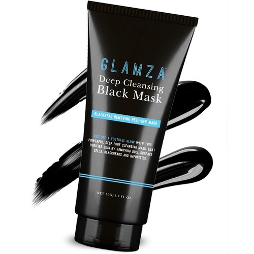GLAMZA Charcoal Peel Off Black Face Mask Blackhead Remover Facial Cleansing 50g - 第 4/9 張圖片