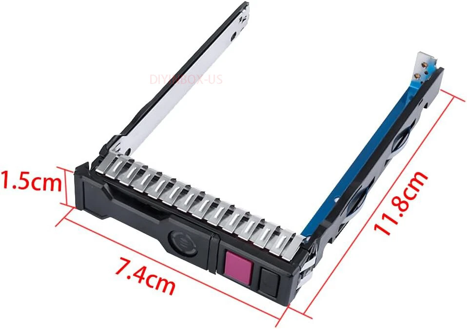 Lote 727695-001 Para HP Gen10 2.5" NVMe HDD Bandeja Caddy DL380 DL360 Tornillos SAS/SATA Foto 2 de 4