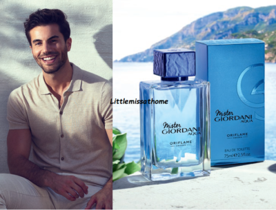 ORIFLAME MISTER GIORDANI AQUA EDT artemisia floated wood accord