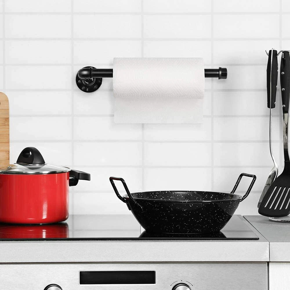 Wall Mounted Paper Towel Holder Tissue Paper Roll Holder Towel