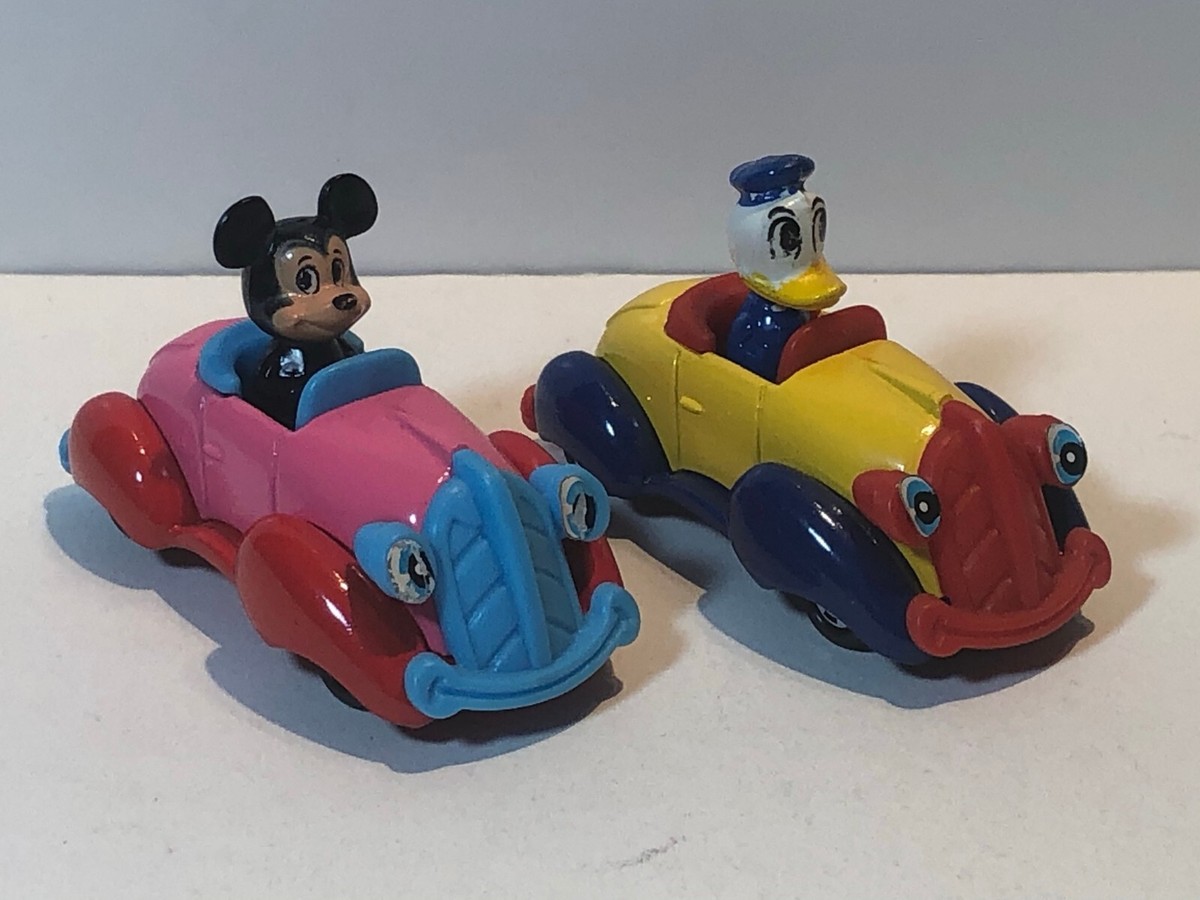 TOMY TOMICA No.55/56 MICKEY MOUSE & DONALD DUCK DIECAST CARS MADE