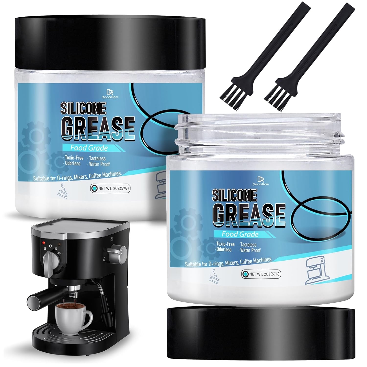 Food Grade Grease - 4oz Safe Lubricant for Kitchenaid Stand Mixer, Blenders, and