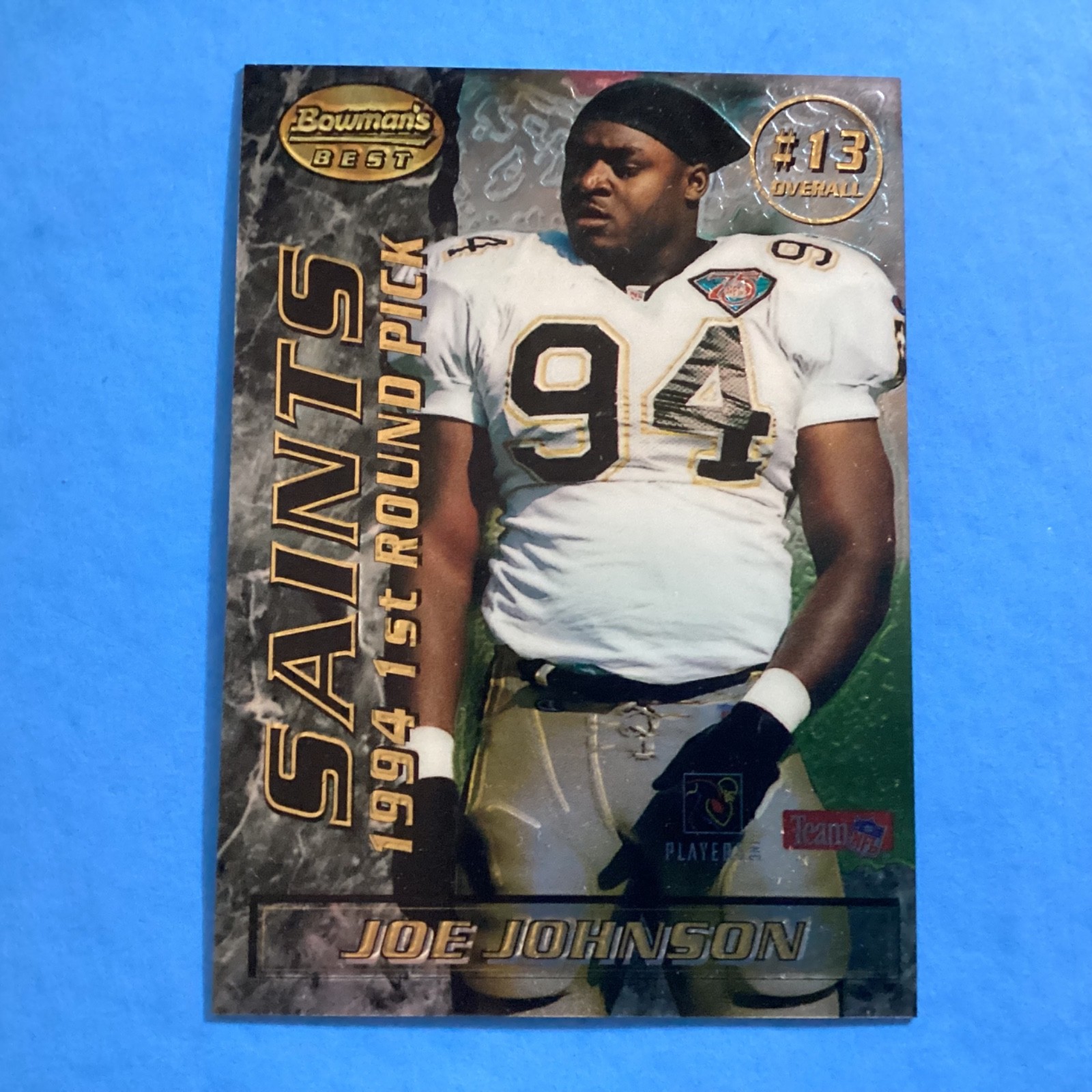 1995 Bowman's Best Mirror Image Draft Pick Joe Johnson Mark Fields #13