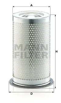 Mann-Filter Filtro, Tecnología De Aire Comprimido Le 7004 X - Imagen 2