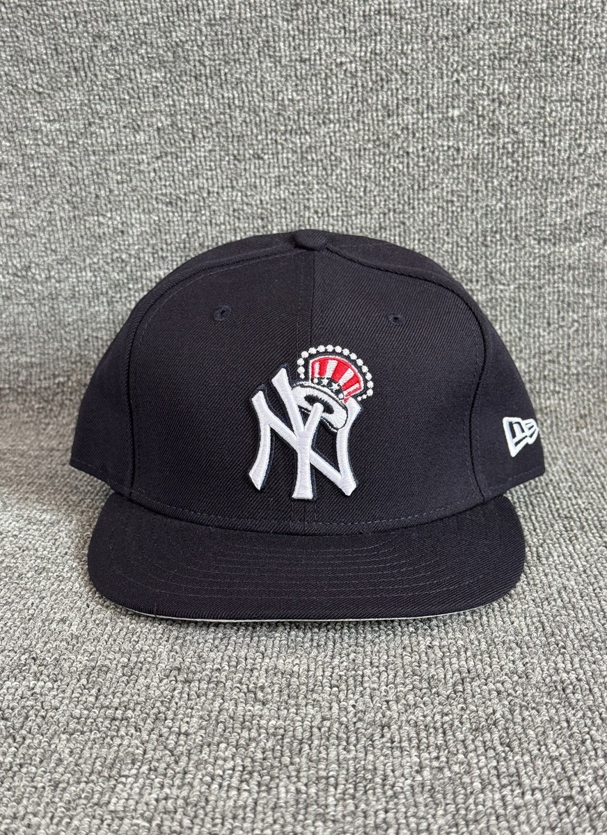 New Era Yankees 59FIFTY Fitted Hat Black 7 1 2 MLB Flat Brim