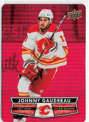 2021-22 Upper Deck Tim Hortons #DC-32 Johnny Gaudreau Red Calgary Flames