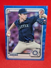 2020 Bowman 1st Edition Emerson Hancock Blue /150 BD-12 Mariners