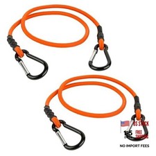 - 36&rdquo; Carabiner Bungee Cord, 2 Pack - UV And Weather-Resistant 36"