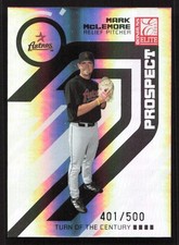 2005 Donruss Elite Mark McLemore Turn of the Century #/500 RC Rookie #179