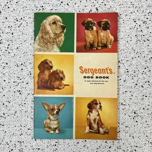 Vintage 60s Sergeant's Dog Booklet Pet Care Reference Mid Century Ephemera