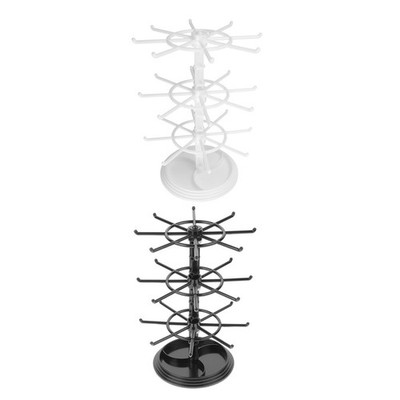 2 Pcs Earring Holder Organizer Necklace Storage Display Rack Dangle
