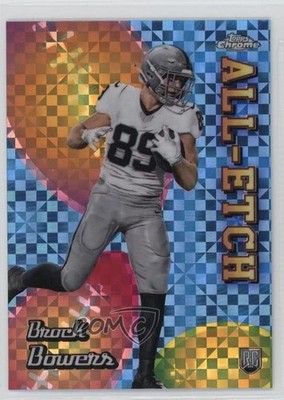 2024 Topps Chrome All-Etch X-Fractor Brock Bowers #CAE-BB Rookie RC s5q