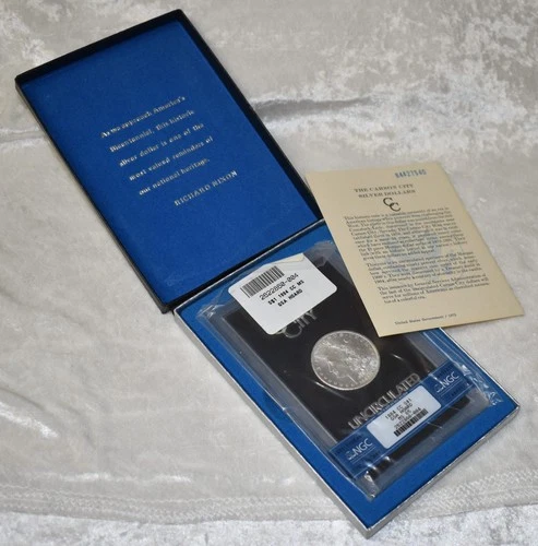 1884 CC MORGAN 90% SILVER ONE DOLLAR GSA HOARD NGC MS 65 MS65 CARSON CITY MINT