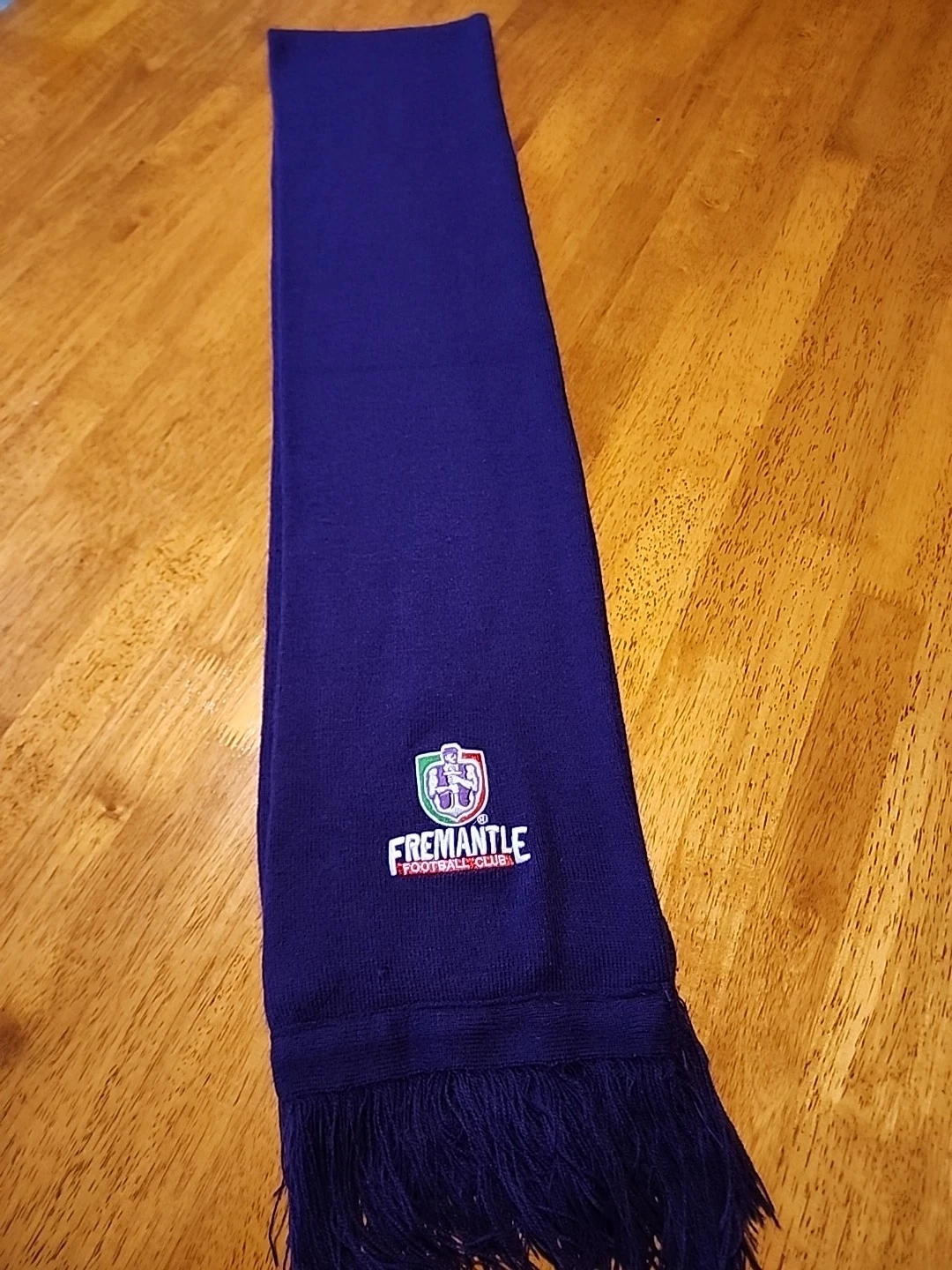 Vintage Fremantle Dockers Unisex Scarf Y2K Footy AFL Sports Outdoors Winter Rare