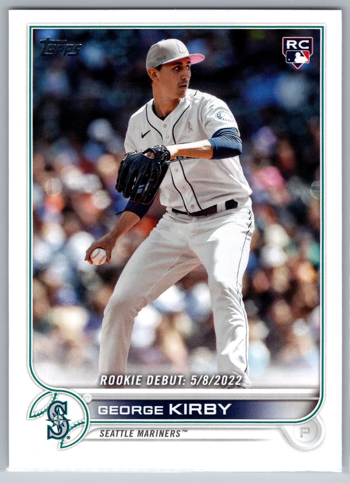 2022 Topps Update George Kirby Rookie #US290 Seattle Mariners