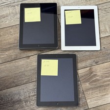 Lot of 5 Apple iPad 2 A1395 A1396 16GB Wi-Fi 9.7" Read