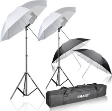 33 Inch Reflective Photography Umbrella,Studio Camera Photographic Props with Ad
