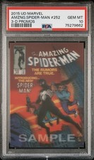 2015 UD Marvel 3-D Promos Amazing Spider-Man #252 PSA 10 💎 🔥RARE🔥