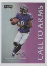 2020 Panini Playoff Call to Arms Pink Prizm Lamar Jackson #CA-2 0ly5