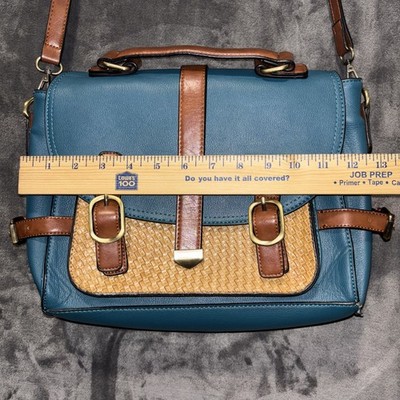 Modcloth Authentically Academic Backpack ModCloth Authentically Academic Bag In Teal Faux Leather W  main image 3