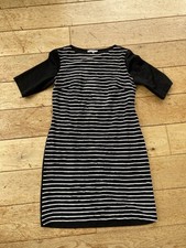 Vintage 90s Sandra Darren Patterned Office Dress Size 8