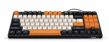 HAVIT KB487L Gaming Mechanical Keyboard Wired RGB Orange White PC 89 Keys