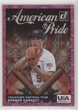 2019 Panini Donruss American Pride Pink Firework Parker Caracci #AP26 1s3