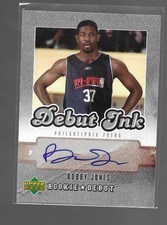 BOBBY JONES 2006-07 UPPER DECK DEBUT ROOKIE DEBUT INK AUTO CARD #DT-BJ. rookie card picture