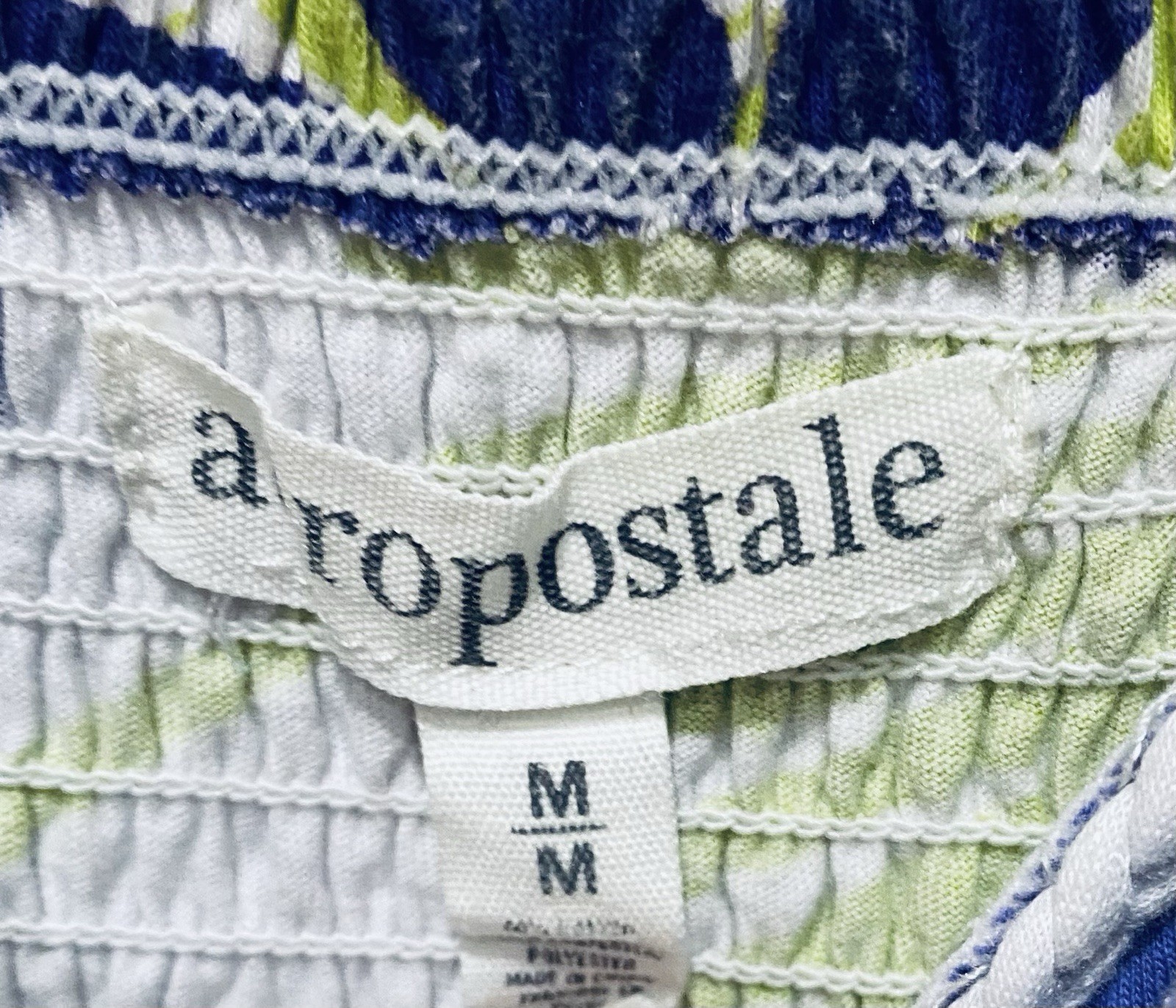 Aeropostale Sundress Womens Medium Tropical Floral Babydoll Mini Y2K Boho