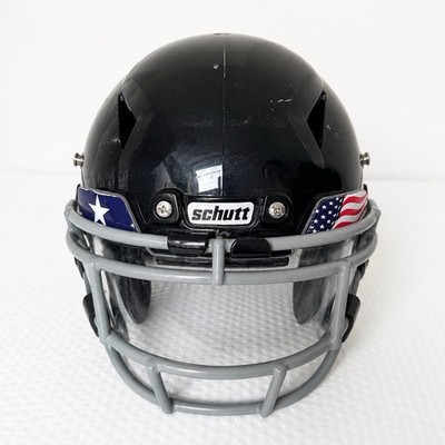 Schutt Full Face Football Helmet XX-Small Black Chin Strap Face Mask Visor