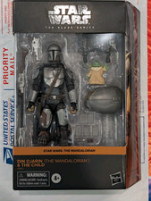 Star Wars Black Series Din Djarin  Mandalorian  & The Child  5 New with case