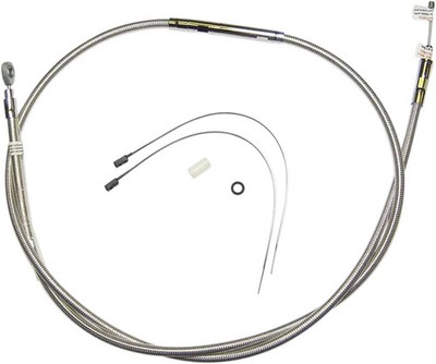 Mg HE Braided Clutch Cable SS 72.6875in 32 Harley Heritage Softail Classic 88-06