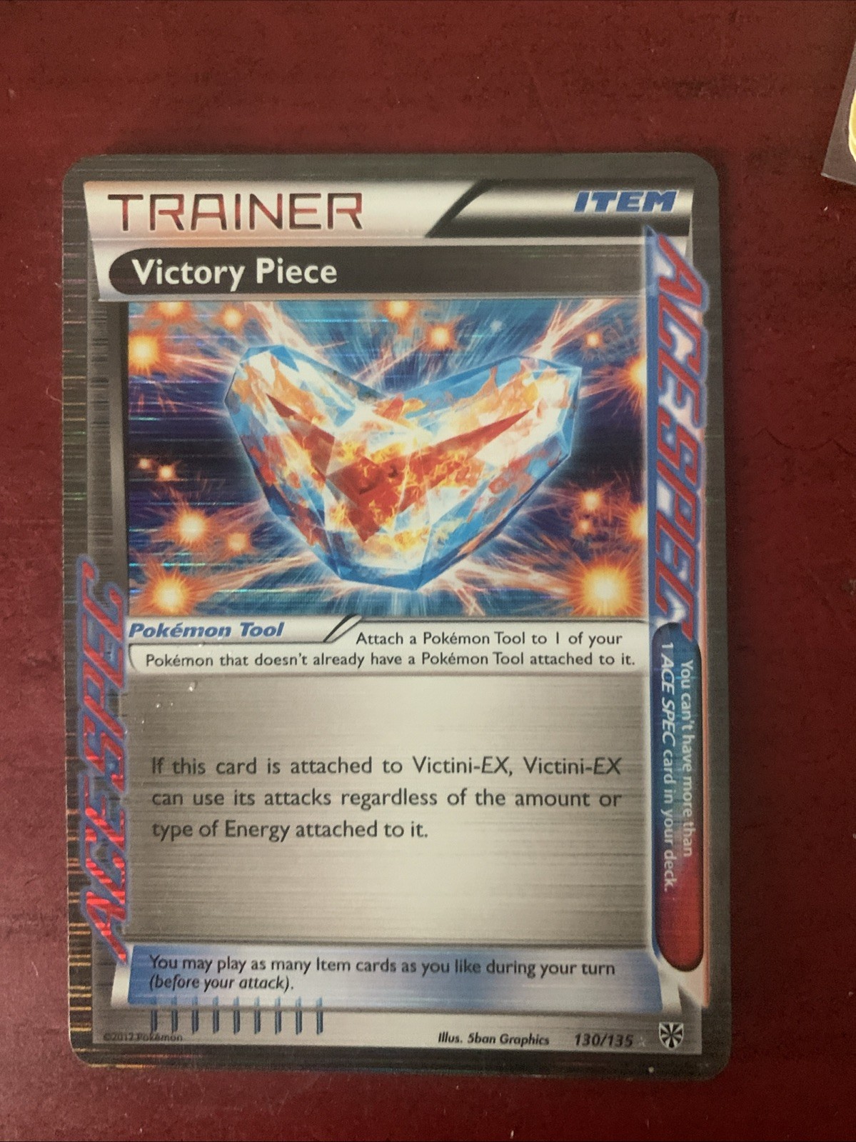 Victory Piece 130/135 Plasma Storm Holo LP