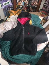 Air Jordan Jumpman Fleece Zip Up Youth Large AOP