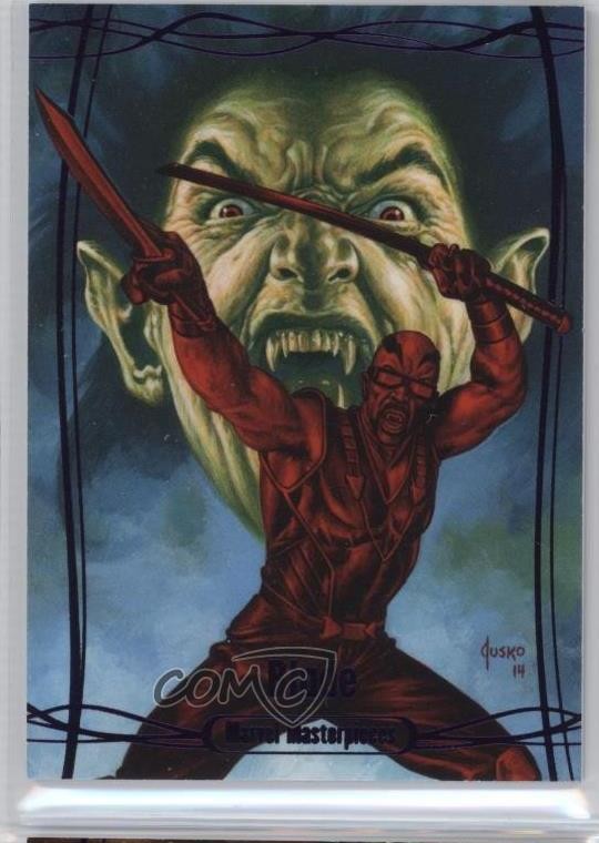 2016 Upper Deck Marvel Masterpieces Epic Purple 186/199 Blade #36 1u0