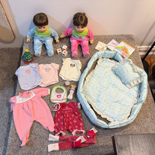 2004 American Girl Pleasant Company Bitty Baby Twins, clothing, and accessories