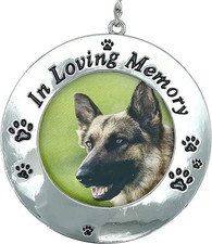 Pet Memorial Photo Frame Ornament in Loving Memory Pets Remembrance