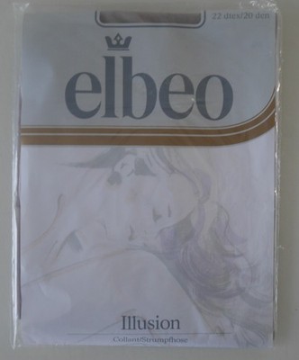NEW & BOXED: ELBEO TIGHTS ILLUSION! Size: 42 / M Colour: oyster (cream)