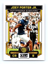#382 2023 Score BASE Joey Porter Jr. RC Steelers