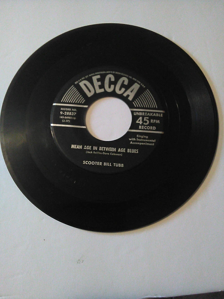 1953 Ernest Tubb Scooter 45rpm "A Dear John Letter" 7" Decca 9-28837 - Image 3 of 4