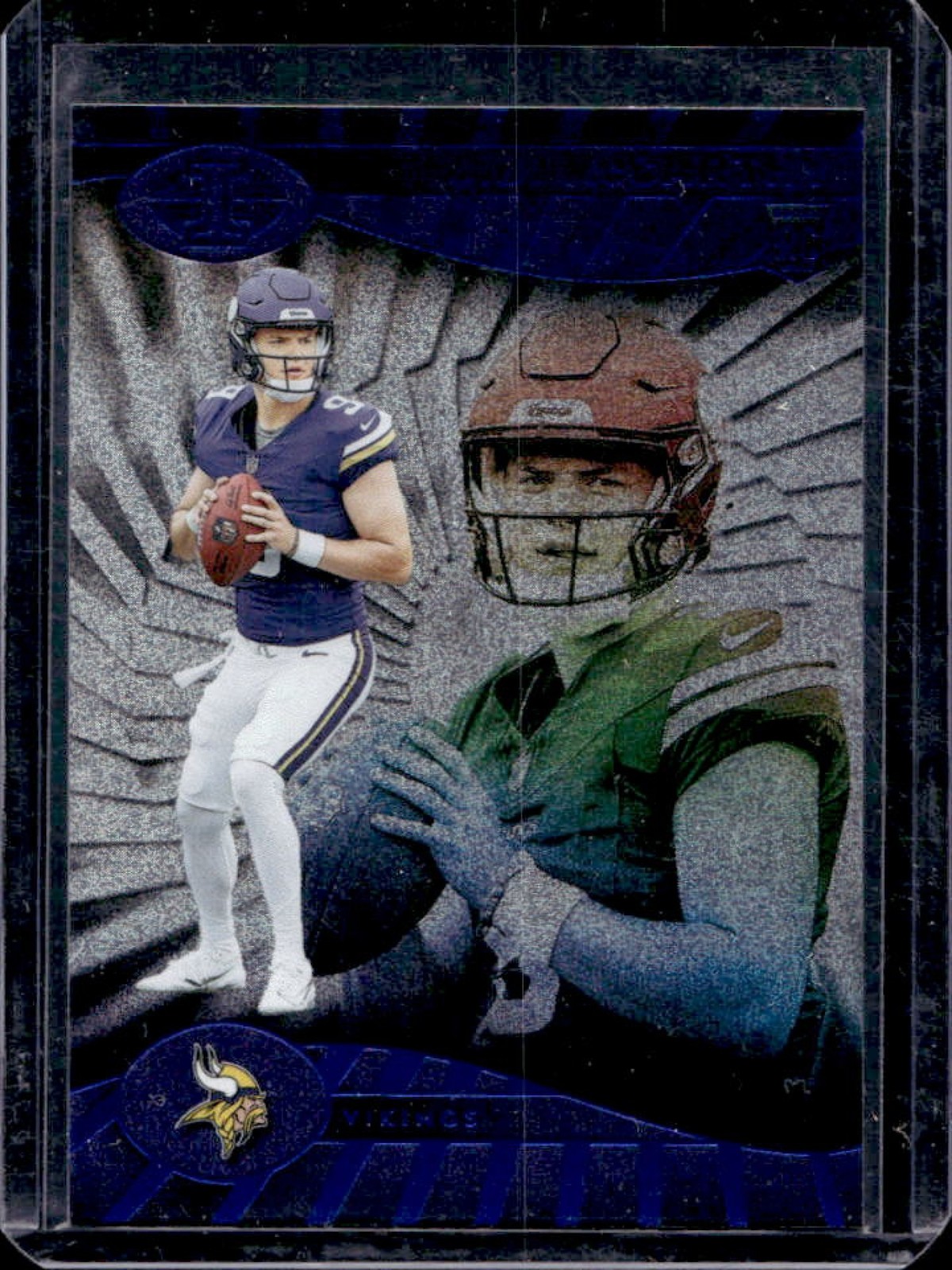 2024 Illusions JJ McCarthy Dots Trophy Collection RC #100 Vikings